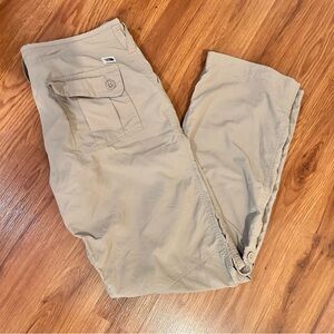 The North Face Beige Cargo Pants Hiking outdoors Women’s 10